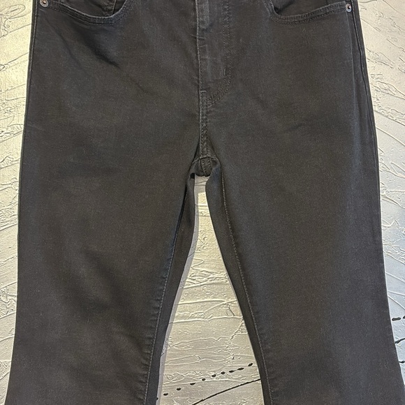 Levi's 726 High Rise Flare Women’s Jeans Size 27 Black - Picture 5 of 16